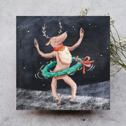 Postkaart Hoelahoepend hert